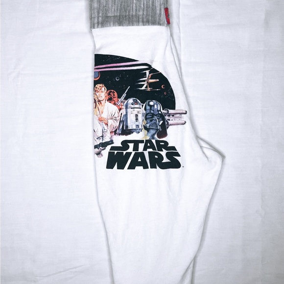 Reworked Star Wars Baby set- Handmade Baby Clothing, Clothing repurposed - Picture 4 of 4